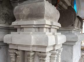 Temple construction progress